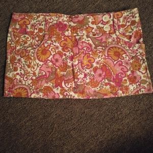 Paisley mini skirt